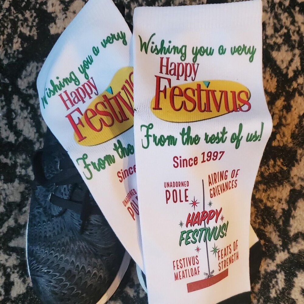 Happy Festivus Ankle Socks